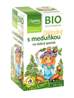 Apotheke Dětský ovocný čaj s meduňkou BIO 20 ks