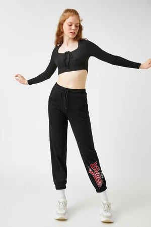 Koton Women's Black Sweatpants