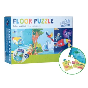 Edukační podlahové puzzle Z mořských hlubin do vesmíru od Beleduc