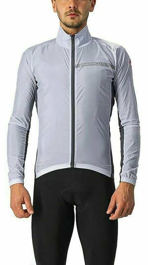 Castelli Squadra Stretch Jacket Silver Gray/Dark Gray 3XL Bunda