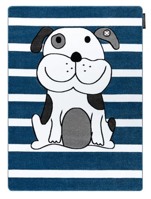 Dětský kusový koberec Petit Puppy blue-160x220