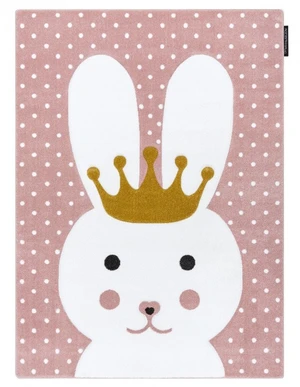 Dětský kusový koberec Petit Bunny pink-200x290