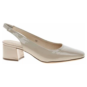 Dámske lodičky Caprice 9-29500-20 beige patent 38