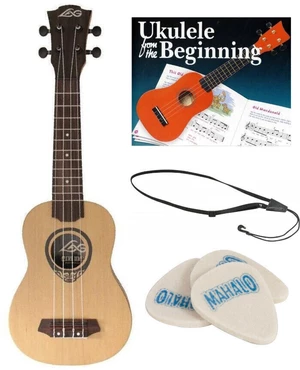 LAG TKU130S SET Ukulele soprano Natural