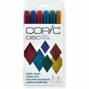 Copic Ciao sada 6ks Jewel Tones