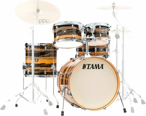 Tama CK50RS-NET Superstar Classic Natural Ebony Tiger Wrap Set de tobe acustice