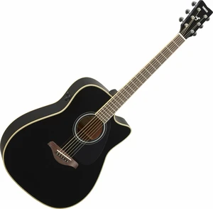 Yamaha FGC-TA Black Elektroakustická kytara Dreadnought