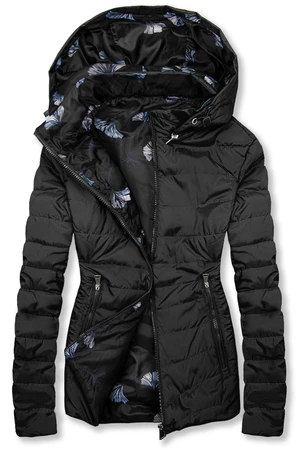 Beidseitig tragbare Jacke in Schwarz