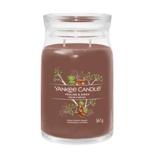 YANKEE CANDLE Signature sklo 2 knoty, Praline & Birch 567 g