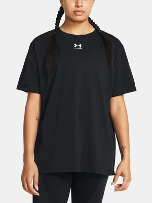 Under Armour Tričko Campus Oversize SS-BLK - Dámské