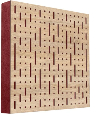 Mega Acoustic FiberPRO60 Binary Bean Sonoma Oak/Dark Red Panneau de bois absorbant