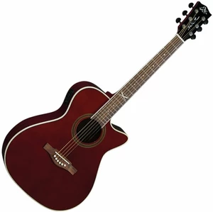 Eko guitars NXT A100ce Red Elektroakustická kytara Jumbo