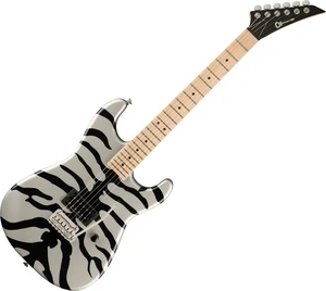 Charvel Super-Stock SD1 H 2PT M MN Silver Bengal Chitară electrică