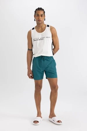 DEFACTO Mesh Lined Short Swim Shorts