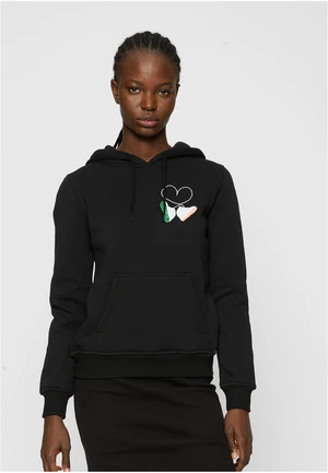 Ladies Kicks Love EMB Hoody Black