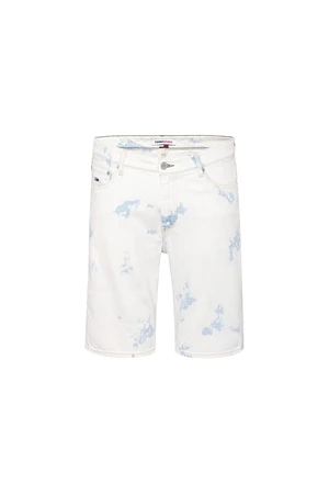 Tommy Jeans Krátke nohavice - DAD SHORT BF7091 biele