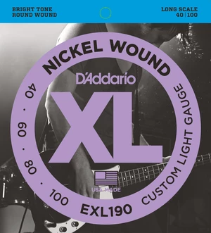 D'Addario EXL190 Corde Basso