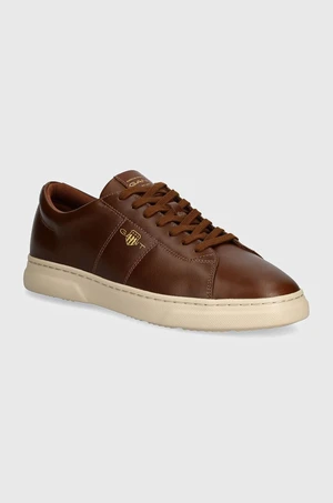 Kožené sneakers boty Gant Joree hnědá barva, 29631688 G45