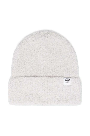 Čepice Herschel Boucle Beanie béžová barva