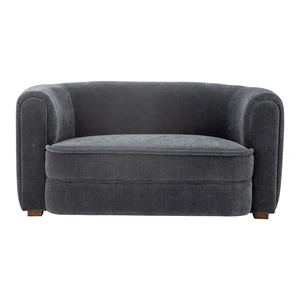 Szaroniebieska aksamitna sofa 152 cm Malala – Bloomingville