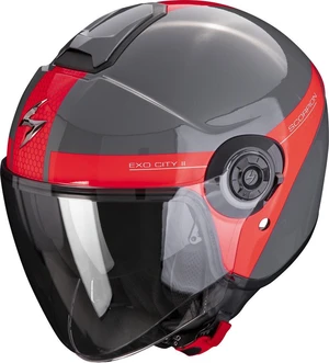 Scorpion EXO-CITY II SHORT Grey/Red S Casco