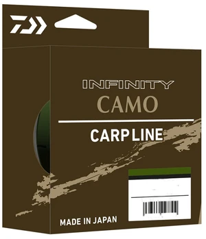 Daiwa vlasec infinity camo green camo-průměr 0,41 mm / nosnost 11,6 kg / návin 750 m