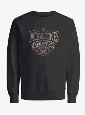 Men's Black Sweatshirt Jack & Jones Eric - Men