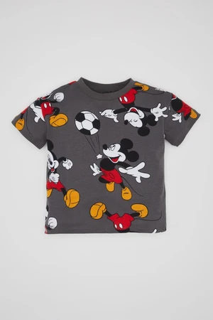 DEFACTO Baby Boy Disney Mickey & Minnie Crew Neck Short Sleeve T-shirt