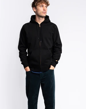 Carhartt WIP Hooded Chase Jacket Black/Gold S