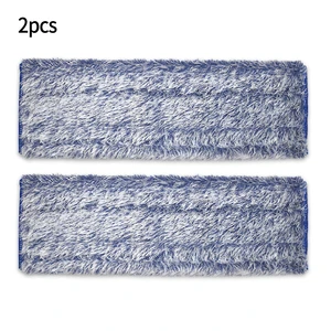 2 Pcs Microfiber Dusting Pads For Hardwood Hard-Surface Floors For Family Of Mops Household Floor Cleaning Reusable