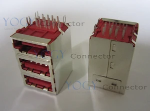 5pcs PC and All-In-One Common use USBx2+eSTAT Female Connector Jack