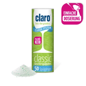 CLARO EKO prášek do myčky Classic 50 cyklů 900 g