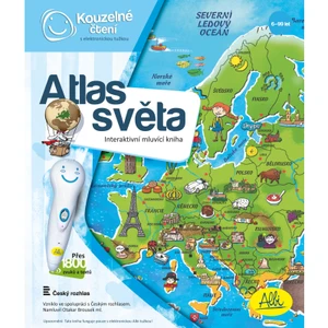 Kouzelné čtení Kniha Atlas světa