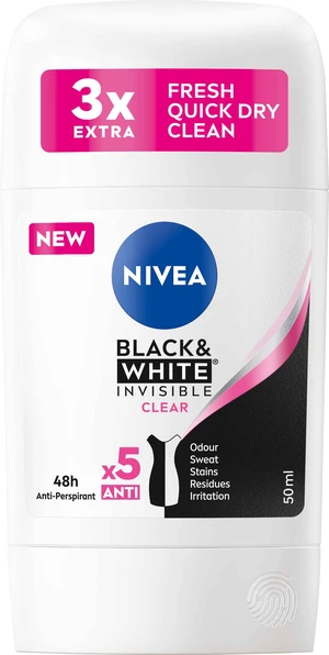 Nivea Tuhý AP B&W Invisible Clear