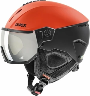 UVEX Instinct Visor Fierce Red/Black Mat 53-56 cm Casco da sci