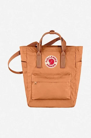 Taška Fjallraven Kanken Totepack F23710 242 oranžová farba