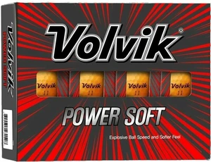 Volvik Power Soft Orange Golfové míčky