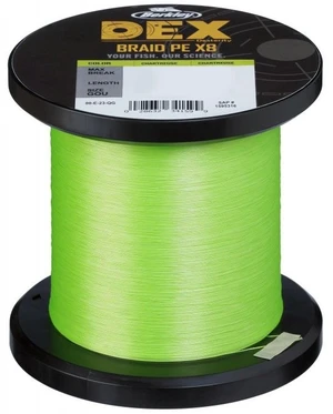 Berkley splietaná šnúra dex braid pe x8 chartreuse metráž - 0,10 mm 7,9 kg