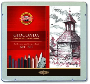 KOH-I-NOOR Gioconda Set for Sketching Set creioane pentru artiști 24 buc