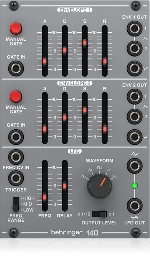 Behringer 140 DUAL ENVELOPE/LFO Sistem modular