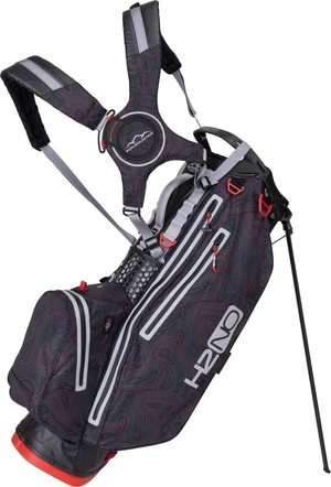 Sun Mountain Adventure 14-Way Waterproof Sac de golf cu stativ Negru/Roșu