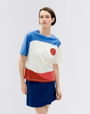 Thinking MU Abstract Lucia T-Shirt SNOW WHITE S