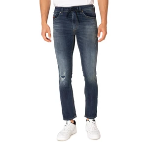 Blue Men's Cropped Slim Fit Jeans Diesel Thommer