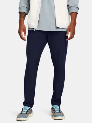 Tmavě modré sportovní kalhoty Under Armour UA UNSTOPPABLE TAPERED PANTS