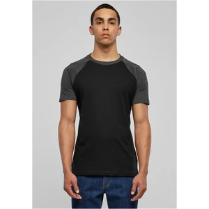 Raglan contrasting t-shirt blk/cha