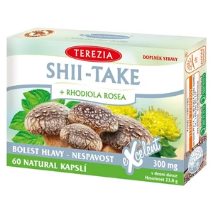 TEREZIA Shii-Take + Rhodiola Rosea 60 kapslí