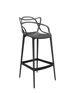 Scaun pentru bar MASTERS, î. 75 cm, diferite culori - Kartell Culoare: negru