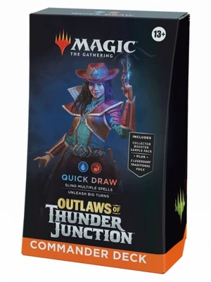 Wizards of the Coast Magic the Gathering Outlaws of Thunder Junction Commander Deck - Quick Draw