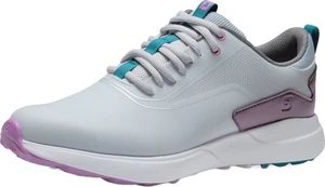 Footjoy Performa Grey/White/Purple 38,5 Chaussures de golf pour femmes