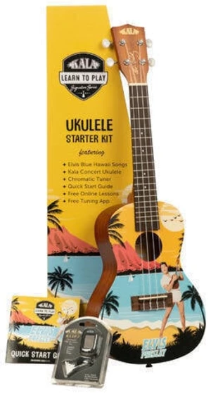 Kala Learn To Play Elvis Blue Hawaii Koncertní ukulele
